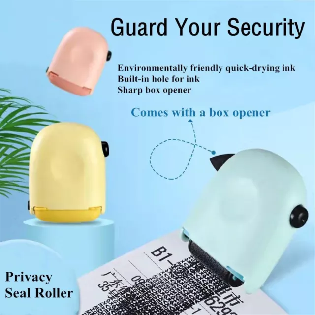 Theft Protect Privacy Seal Roller Privacy Cover Stamp Security Roller Stamp