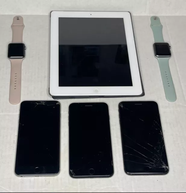 Apple Lot iPad 4 gen , iPhone 7 Plus , iPhone 6S and iWatch 1 gen