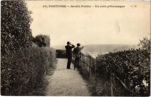 CPA Pontoise Jardin Public, Un coin pitt FRANCE (1308603)
