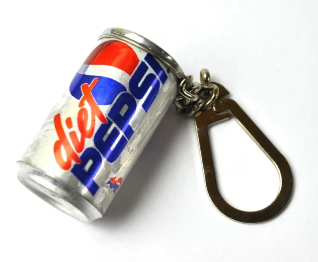 Diet Pepsi Cola mini Dose Schlüsselanhänger Miniatur Can Key Chain USA 1998