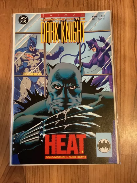 Batman: Legends Of The Dark Knight #46! Catwoman! Heat Pt. 1! Nm- 1993 Dc Comics