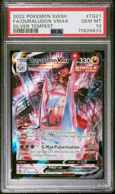 Duraludon VMAX TG21 PSA 10 Silver Tempest Pokemon Trainer Gallery Graded Card