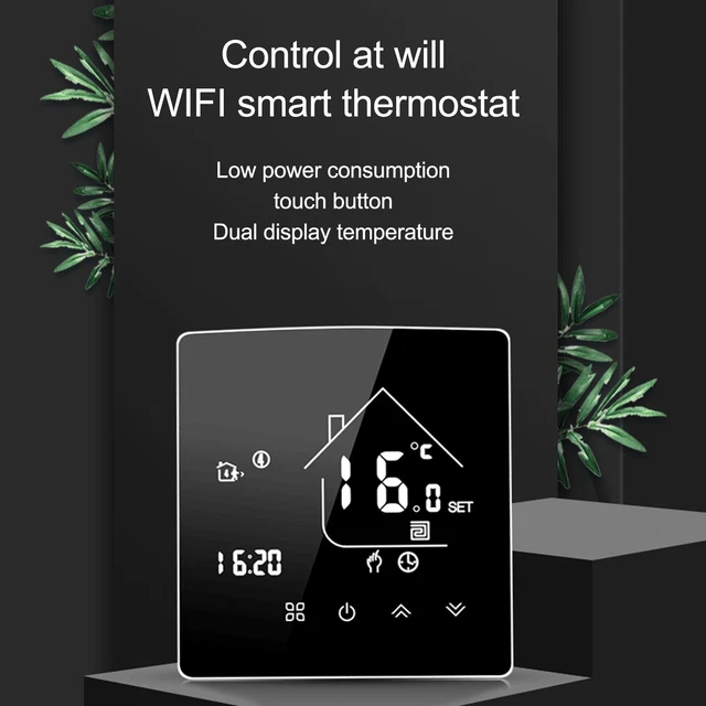 Termostato Digitale WTC100 Con Presa Wireless 15A 3600W - Controllo Remoto Riscaldamento/raffreddamento - Sensore Temperatura Integrato - 100m Distanza - 2