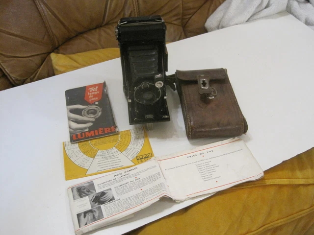 Appareil Photo Zeiss Ikon Ikonta Derval 6x9 B II - Soufflet - Avec étui Et Notice