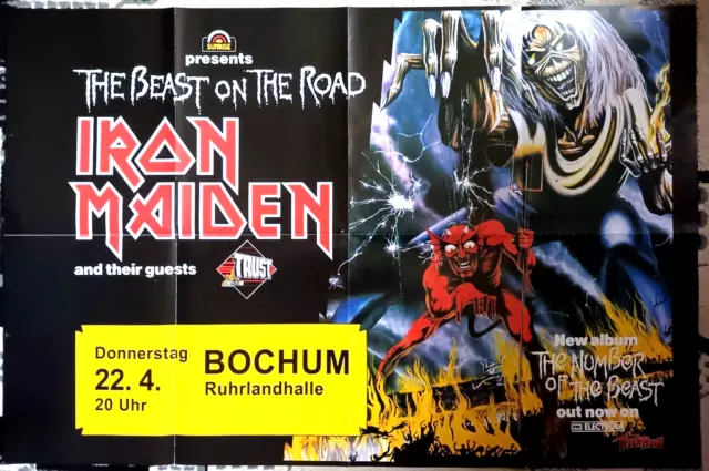 IRON MAIDEN - The Beast on the Road - AFFICHE / POSTER ( 2022 )