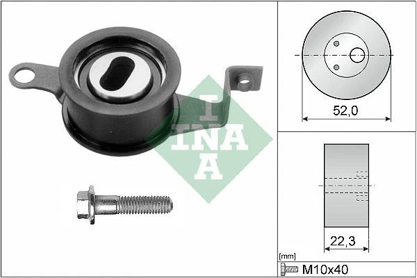 INA Galet tendeur de courroie de distribution Poulie-tendeur 531 0023 10 22,3mm