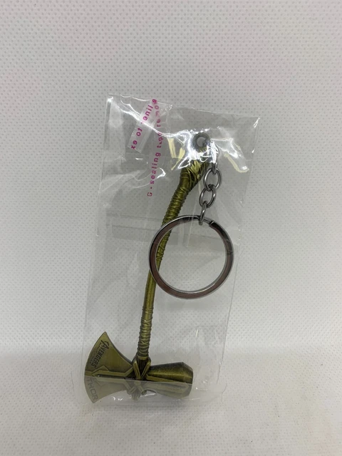 Marvel Avengers Thor's Axe Stormbreaker Keychain Pewter Metal Keyring new Sealed