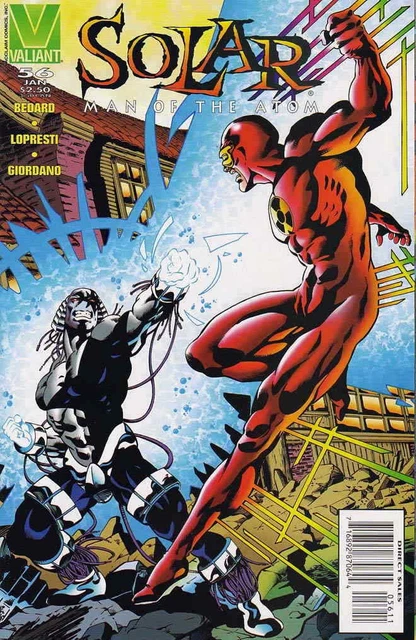 Solar, Man of the Atom #56 VF; Valiant | we combine shipping