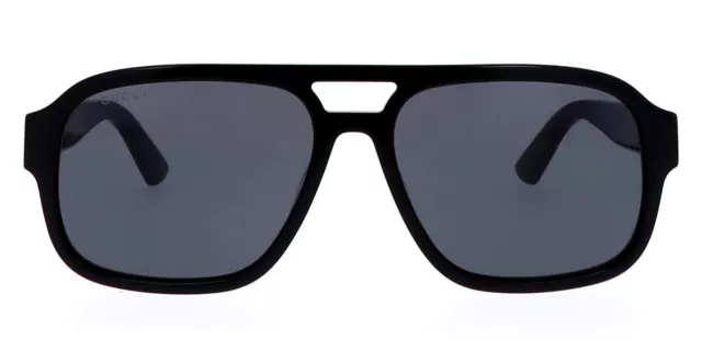 Gucci GG0925S Sunglasses Men Black Shield 58mm New & Authentic