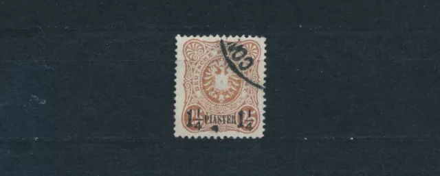 DP Türkei 1 1/4 Piaster auf PFENNIG 1887 gute Farbe Michel 4 b geprüft (S23488)