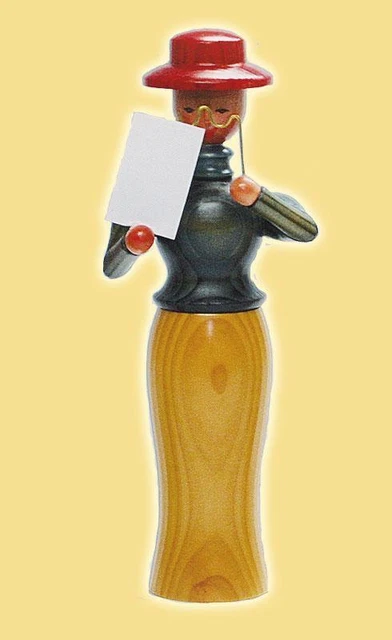 Decoration Klapperpuppe Die Woman Reader Height = 5 7/8in New Rattling Figure