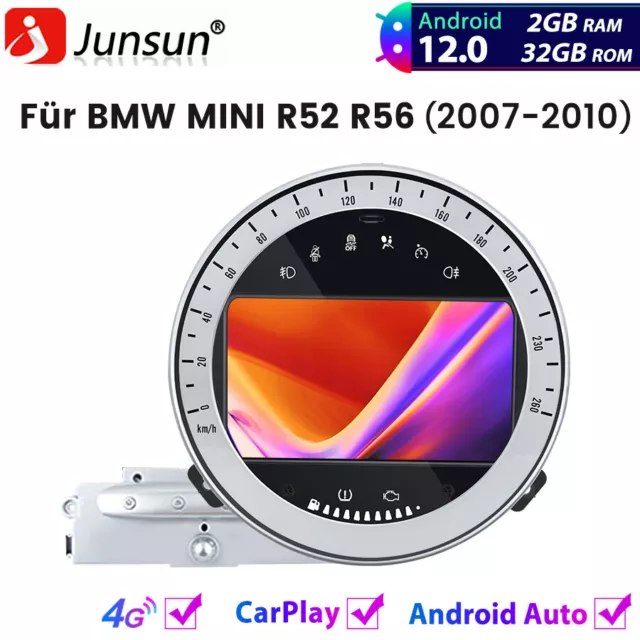 Für BMW MINI R52 R56 2007-2010 Android Carplay Autoradio GPS SAT NAV Stereo DAB+