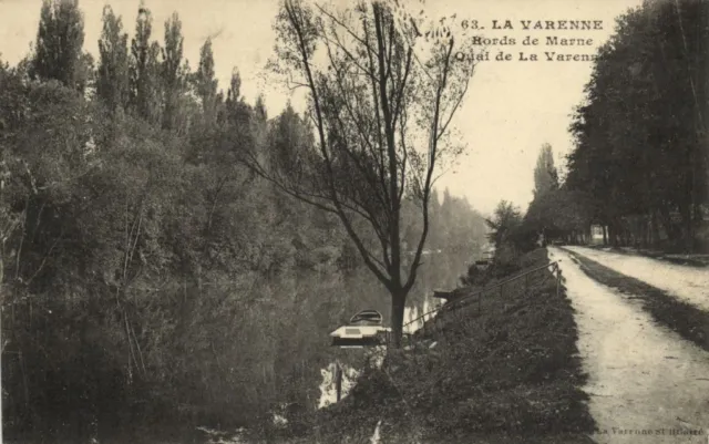Bords de Marne-Quai de La Varenne CPA Saintry - L'Arcadie (180140)