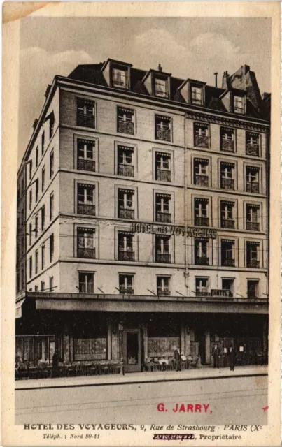 CPA PARIS 10e 9, Rue de Strasbourg Hotel de Voyageurs (1248189)