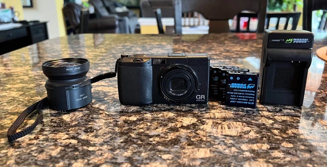 Ricoh GR Digital 8.1MP Compact Digital Camera with Wide angle Lens
