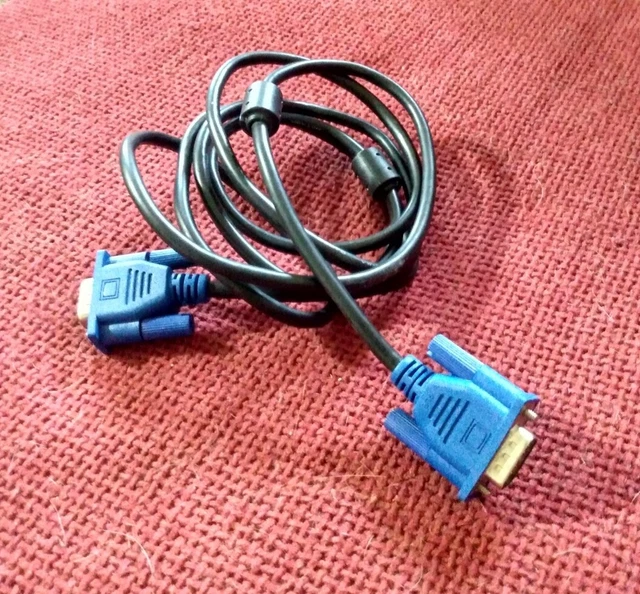 VGA CABLE FOR Dell Optiplex Computer Power PC LCD Blue Cable Display 6