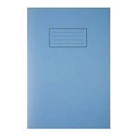 Silvine A4 Exercise Book Ruled Blue 80 Pages Pack 10