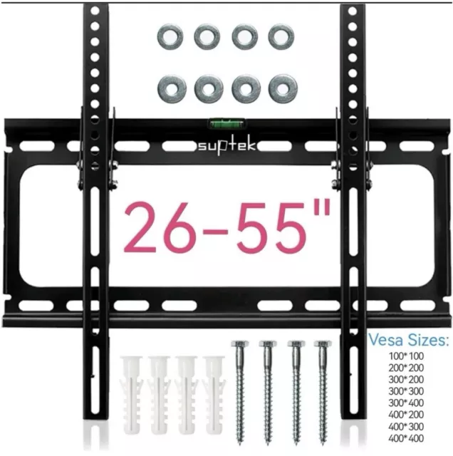 Tv Wall Bracket Mount Tilt Lcd Led Plasma 26 30 32 40 42 50 55 Inch For Lg Sony