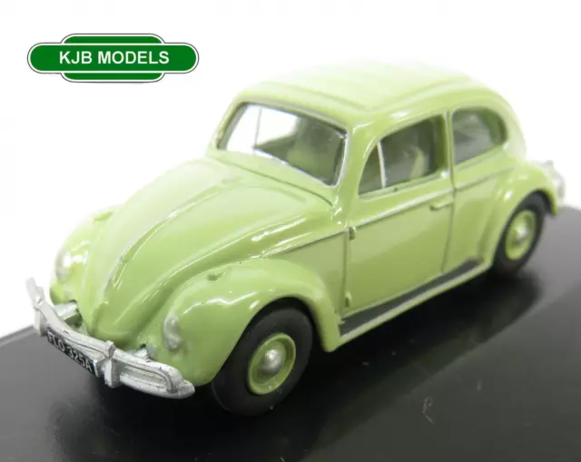 Bnib Oo Gauge Oxford 1:76 76Vwb006 Vw Beetle Green Car