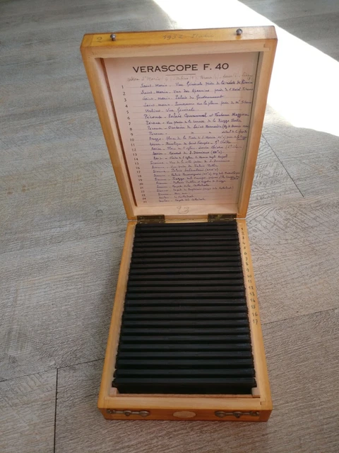 Rare Verascope F 40 Stereoscope 25 Color Views Italy, San Marino1952/ (2)