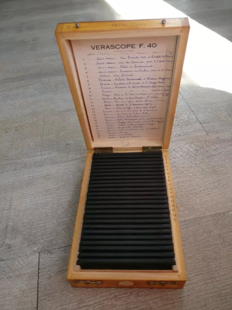 Rare Verascope F 40 stéréoscope 25 vues couleurs Italie , Saint Marin1952/ (2)