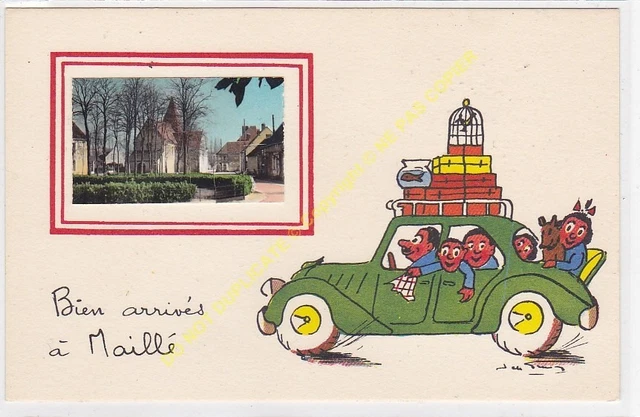 Cpsm 37800 Maille Humor Very Arrived IN Ploprof
