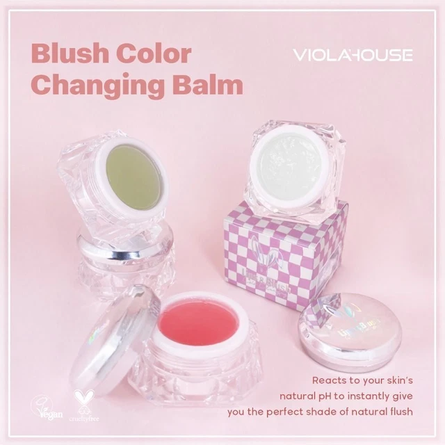 Waterproof Creamy Rouge Palette Long Lasting Highlighter Blusher  Face Makeup