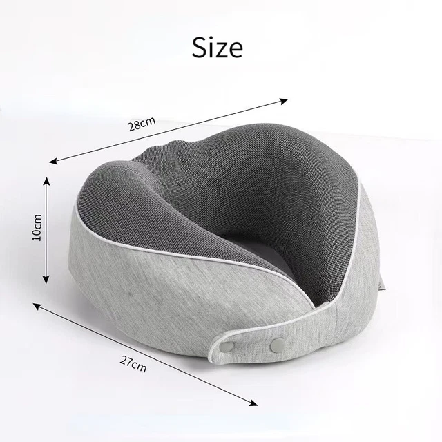Luxury Premium Memory Foam U Shaped Neck Support Head Rest Cushion Travel Pillow 2