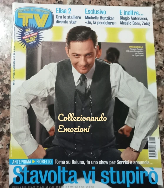 Tv Sorrisi E Canzoni – 27 Mars 2004 – Fiorello, 883, Biagio Antonacci