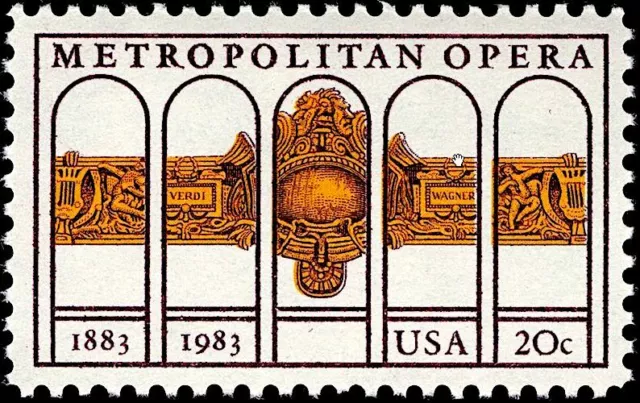 Mint Commemorative METROPOLITAN OPERA STAMP The Met Lincoln Center New York City