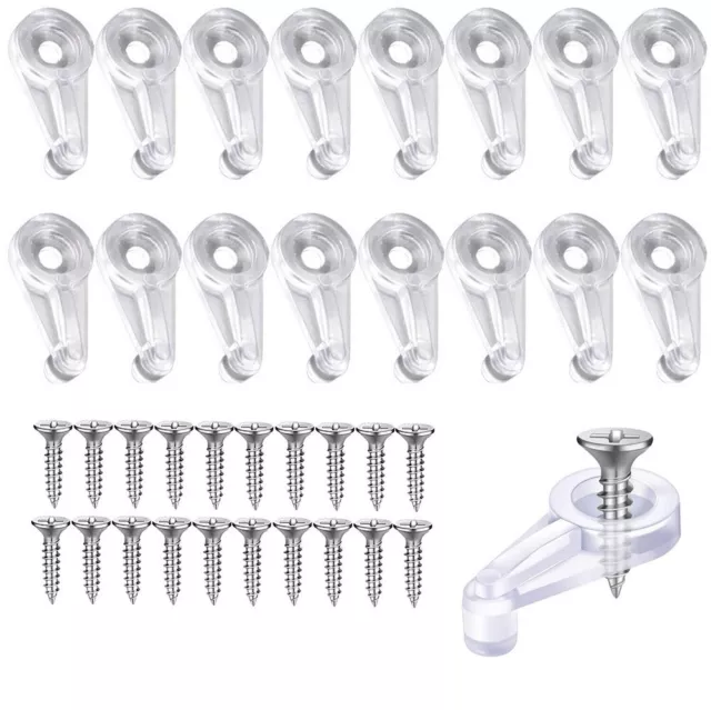 Easy Installation Glass Panel Clips 50PCS Plastic Glass Retainer Clips