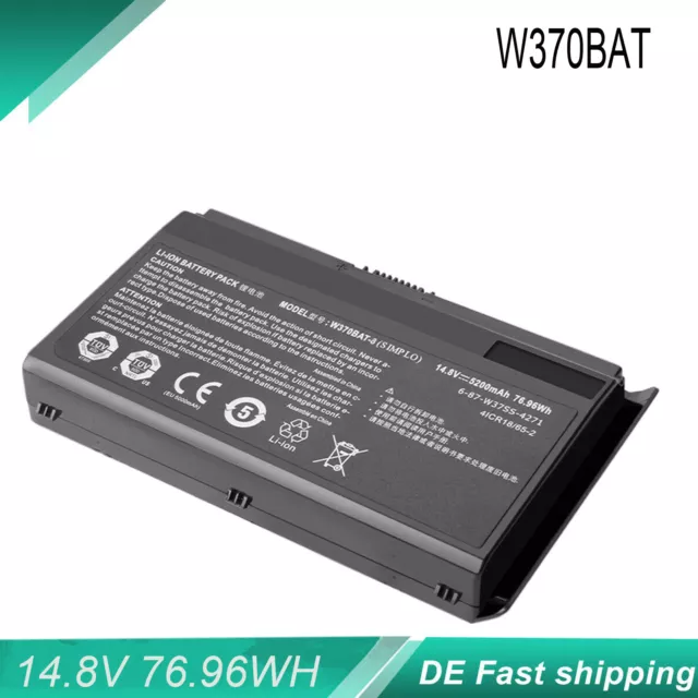 14.8V W370BAT-8 Laptop Akku Für Clevo W350etq Sager 7358 Schenker Xmg-A522/A503