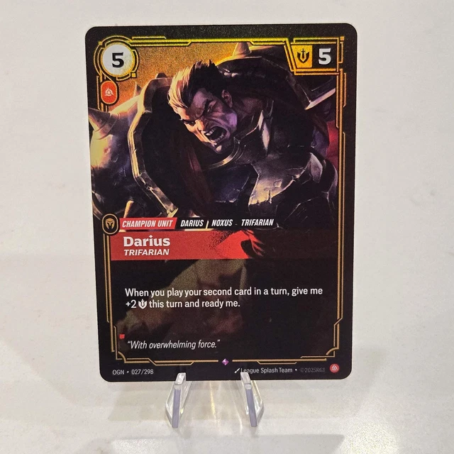 RIFTBOUND TCG - Darius: Trifarian (Foil, Rare) | Origins 027/298 $13.67 ...
