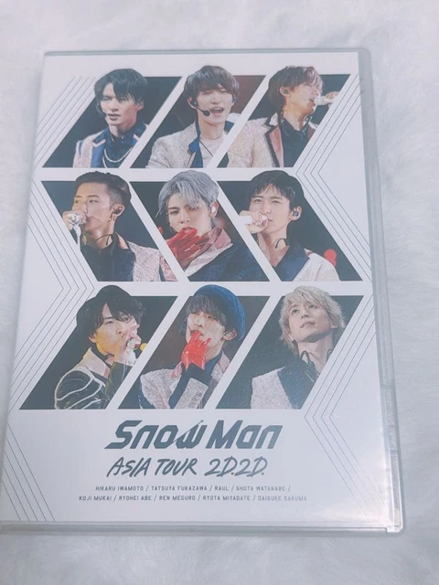 SNOW MAN ASIA TOUR 2D.2D Blu-ray 3 Disc Set Japan Import EUR 108