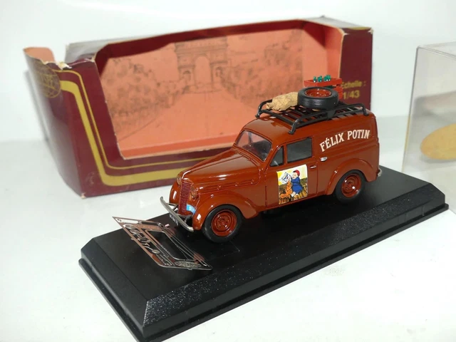 DUO VOITURE RENAULT JUVAQUATRE AHG2 1948 / ARMEE Echelle Ho 1/87 Norev - Modélisme