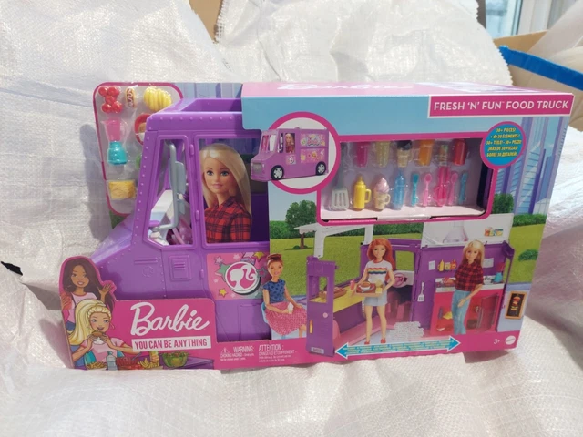 BARBIE FRESH N Fun Food Truck Camper Van Vehicle Brand New Doll