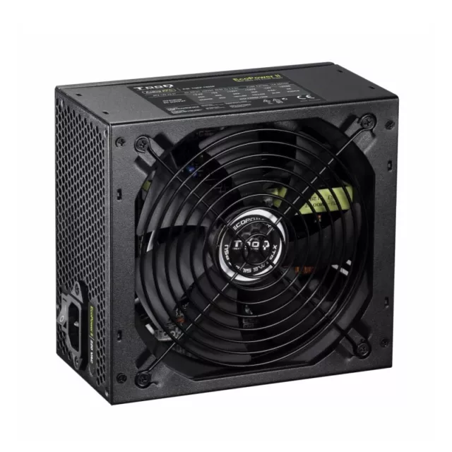 Fuente Alimentación ECOPOWER II 650W ATX con Ventilador Doble Raíl 240V Tooq