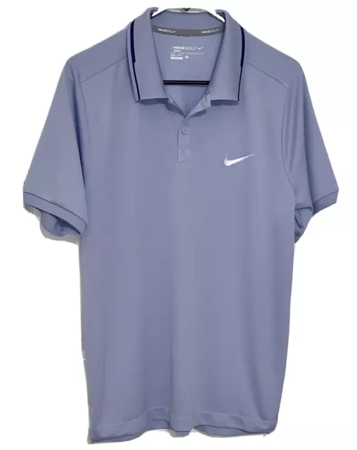 Mens Nike Dri-fit  Collard Golf Shirt