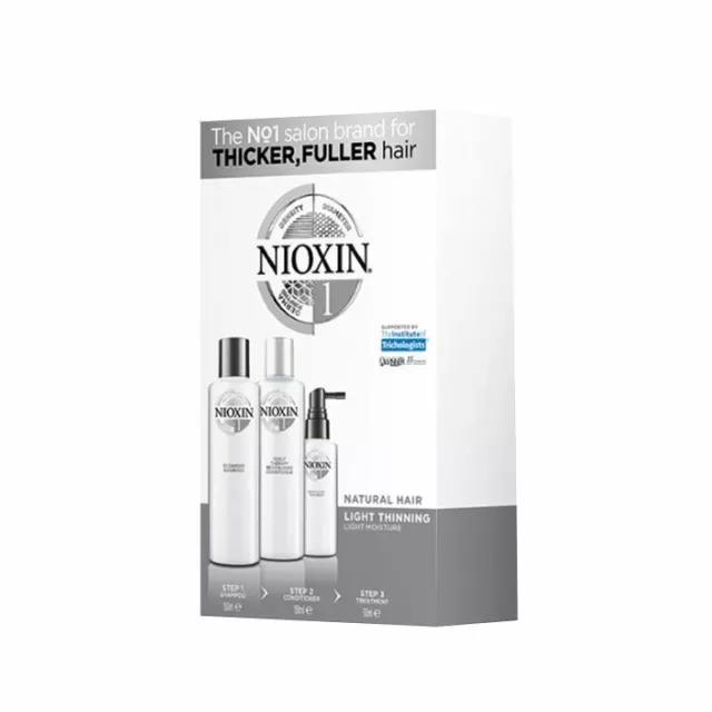 Nioxin System 1- 3 Part Kit for Natural Hair with Light Thinning