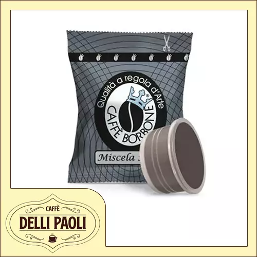 100 capsule Caffè Borbone compatibili con Lavazza Espresso Point ® miscela NERA