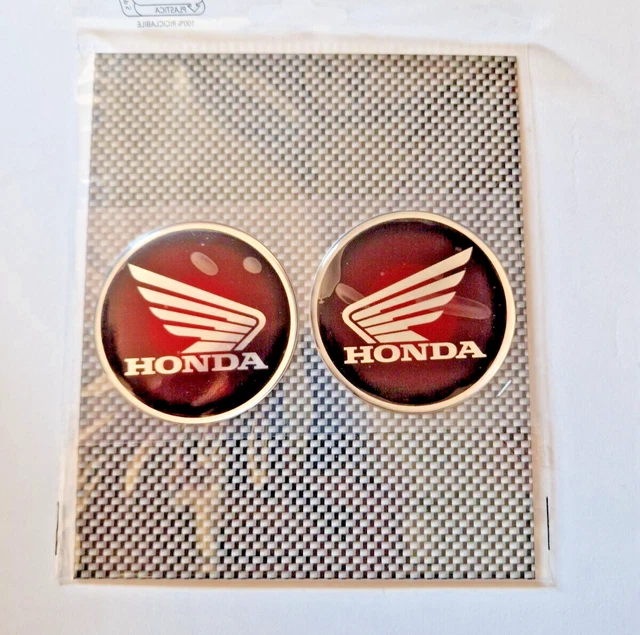 COPPIA ADESIVI 3D LOGO HONDA TONDO DA CARENA E SERBATOIO DIAM. 60 Mm ART.5120 - Foto 11