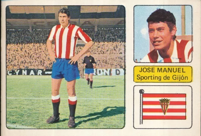 Jose Manuel Fernandez Sporting Gijon Cromo Card Campeonato De Liga 1973-74 Fher