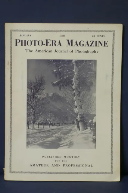 F66615 ~ REVISTA DE LA ERA FOTOGRÁFICA - The American Journal of Photography - Enero de 1923