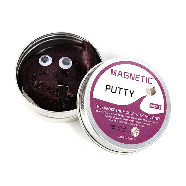 Magnetic Plasticine Slime Clay Putty Handgum for Hand Modeling Anti Stress To ql
