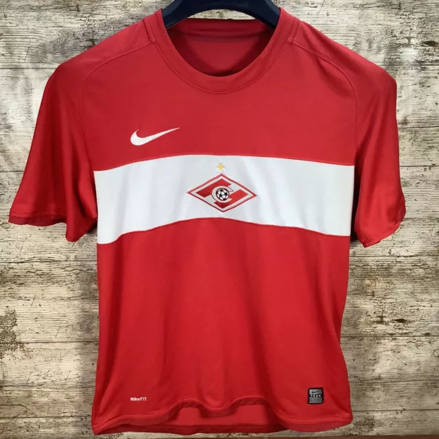 Medium 2009/10 Spartak Moscow Nike Home Shirt - Rare Russian European Club Top