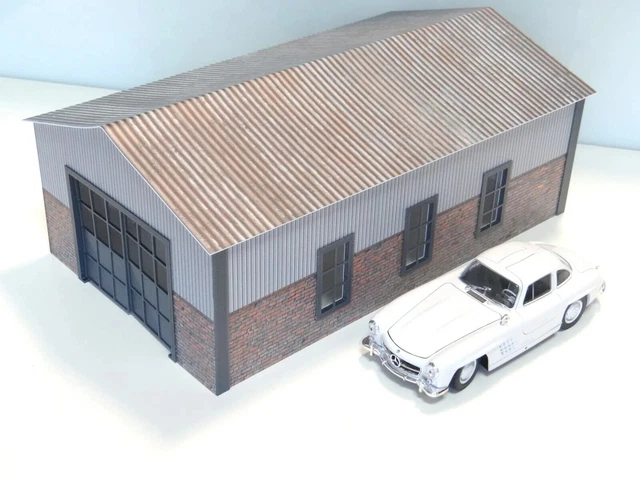 KIT MOD LE DE Diorama Hangar grange chelle 1 24 Garage Automobile kit-mod-le-de-diorama-hangar-grange-chelle-1-24-garage-automobile