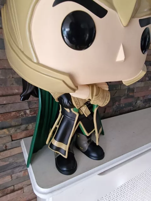 Pop Funko Marvel Mega Sized Loki Mega Avengers Toy Figure. (NO BOX). 2