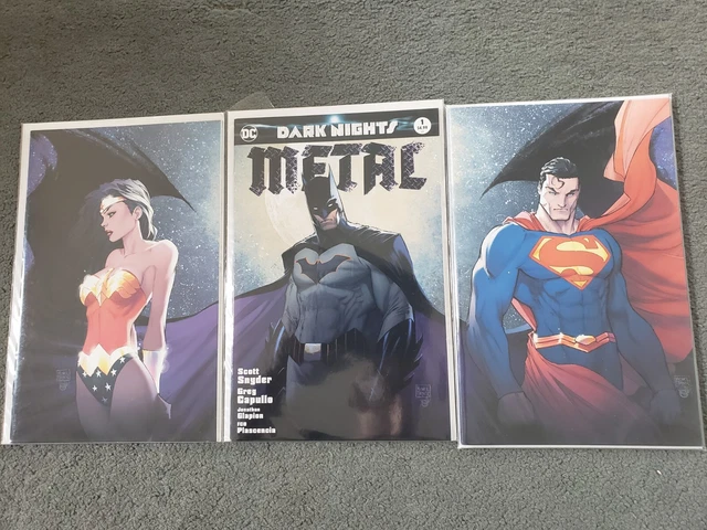 Dark Nights Metal 1 Michael Turner Connecting Cover Set NM+ 2017 - DC COMICS
