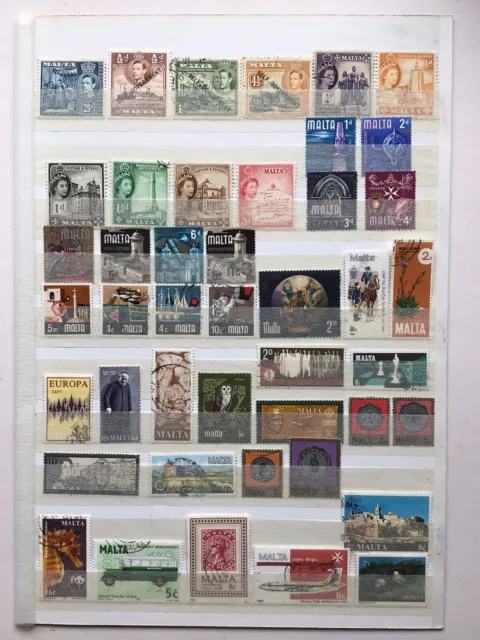 Collection Of Stamps Of Malta.