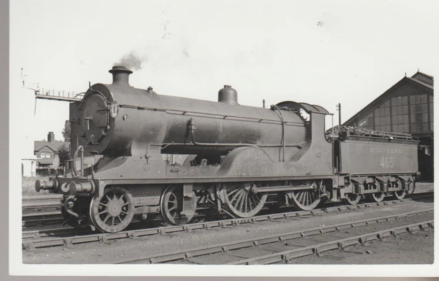 CLASS D15 465 EASTLEIGH c1930s SOUTHERN REGION RAILWAY PHOTOGRAPH £1.50 ...